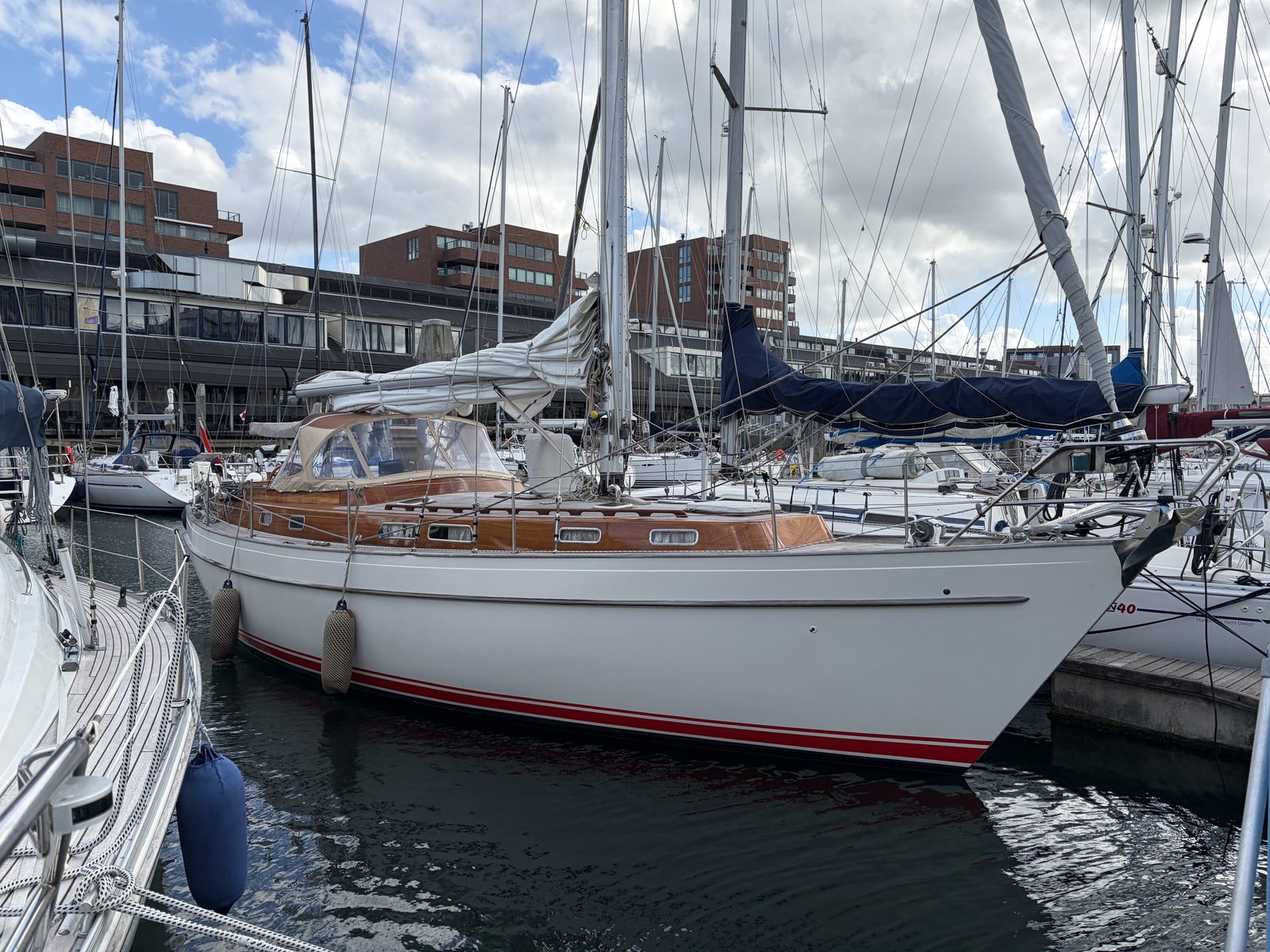 Afgemeerd in Scheveningen